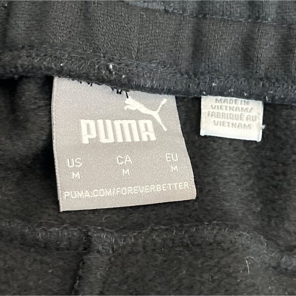 Puma Women's Black Sweatpants Sz M - Picture 6 of 8
